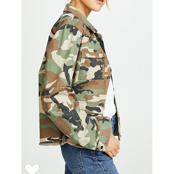 RTA LUNA ARMY CAMO JACKET SZ M - Picture 5 of 7